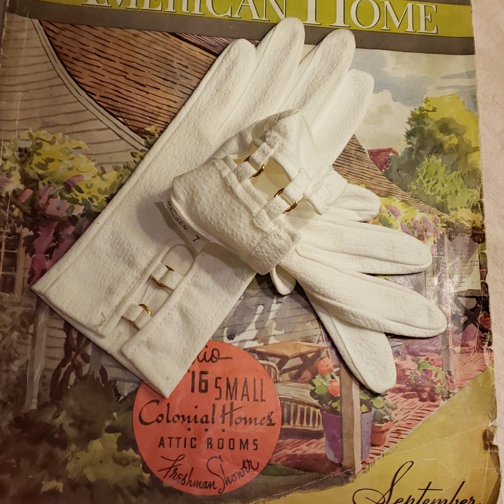 New Vintage Hansen textured gloves size 7